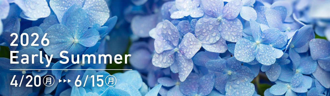 2026
Early Summer 4/20〜6/15