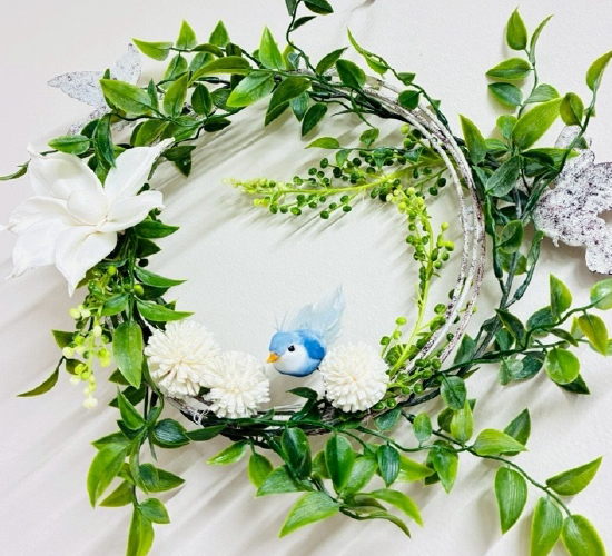 ソラフラワー ブリキフープアレンジ